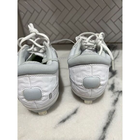 Women's Size 7 Nike  Hyper diamond 4 Elite Softball Cleat CZ5917-100 - Picture 4 of 8